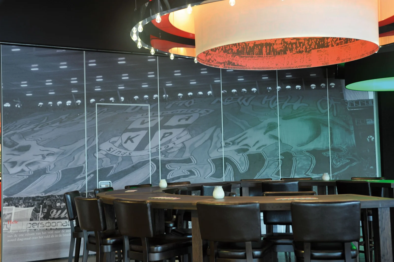 Mobiele paneelwand met custom print — FC Twente